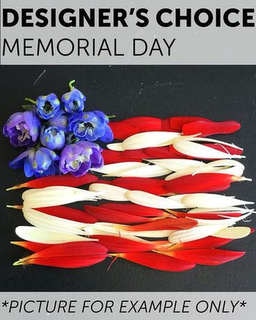 Designer's Choice - Memorial Day Flower Arrangement